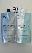 SHISEIDO Crystallizing Hair Straightener N1 2 Set 400g Rebonding / NEW