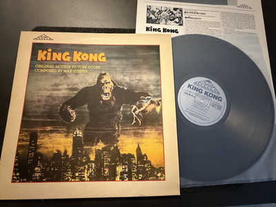 2847 / Original Motion Picture Score by Max Steiner/ Fred Steiner - King Kong NM