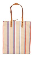 Esprit Rebecca Shopper Shopper Tasche Light Beige Beige Blau Neu