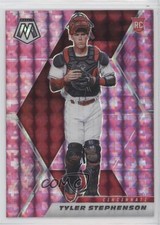 2021 Panini Mosaic Rookie Pink Camo Mosaic Prizm Tyler Stephenson #216 0o1