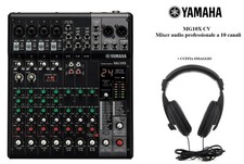Yamaha MG10X CV mixer 10 canali 4 ingressi Mic effetti per live karaoke + CUFFIA