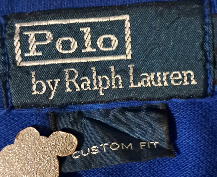 VTG Polo Ralph Lauren Colorblock Ombre Big Pony Gradient Shirt Men’s Rare M thumbnail 6
