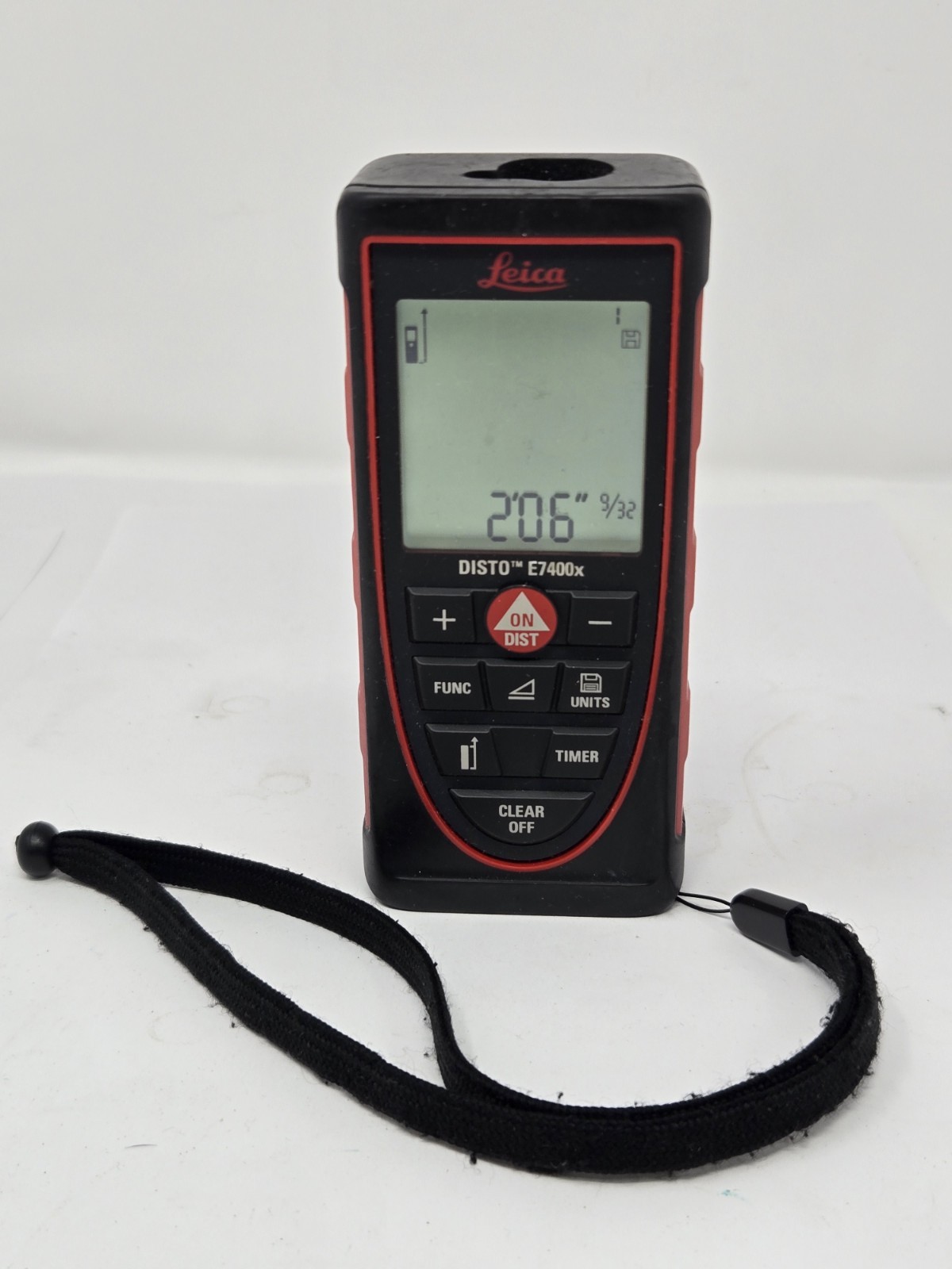 Leica Disto E7400x Laser Distance Meter Tested And Working Black/Red