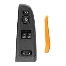 15883322 Front Left Master Power Window Switch With Folding Mirror With Bezel