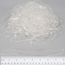 Clear Rubber Bands for Balloon Arch 200x5mm Perimeter 400cm 50Pcs 20cm,
