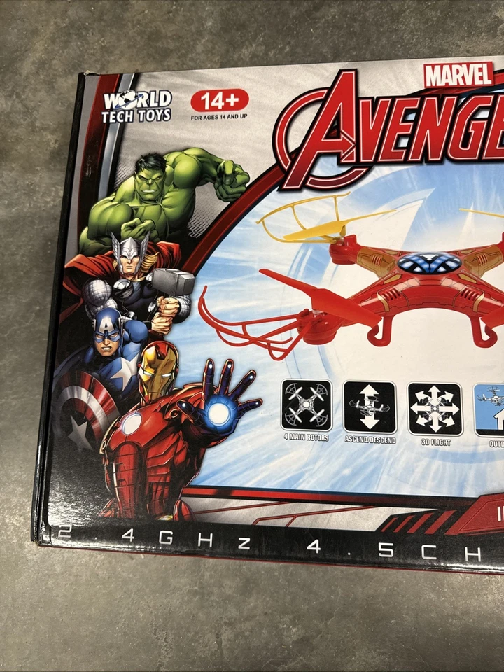 Marvel Avengers Iron Man Skyhero Micro RC Drone 4.5 Canales 2.4GHz Nuevo Foto 2 de 4