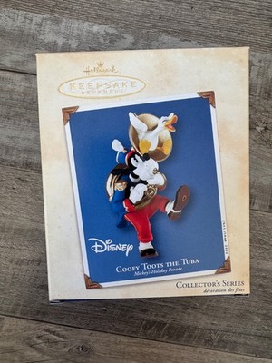 Hallmark Keepsake Ornament Goofy Toots the Tuba 2002 Mickey's Holiday Parade