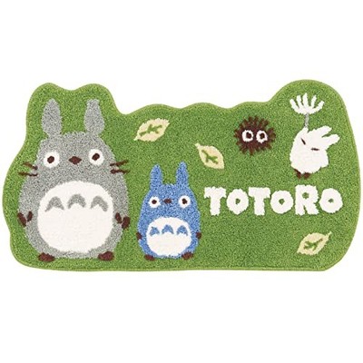 Totoro Playing in the Wind Grün Teppich 47x90cm Studio Ghibli Fußmatte Y864391