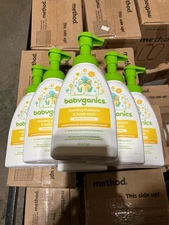 Babyganics Foaming Shampoo & Body Wash, Chamomile Verbena, 16 fl oz , 6 Pack