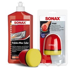 Sonax Polish Wax Color 500ml Red Sonax P-ball Polishing Ball Manual Polishing Sonax Polish Wax Color 500ml Red Sonax P-ball Polishing Ball Manual Polishing