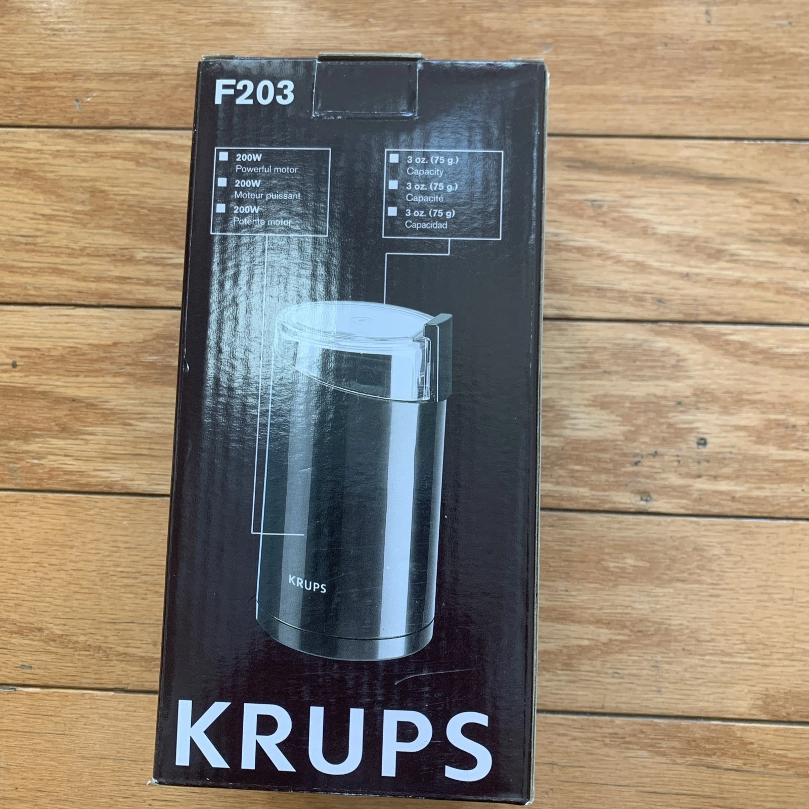 Krups (F2034251) Electric Spice and Coffee Grinder Stainless Steel - Black