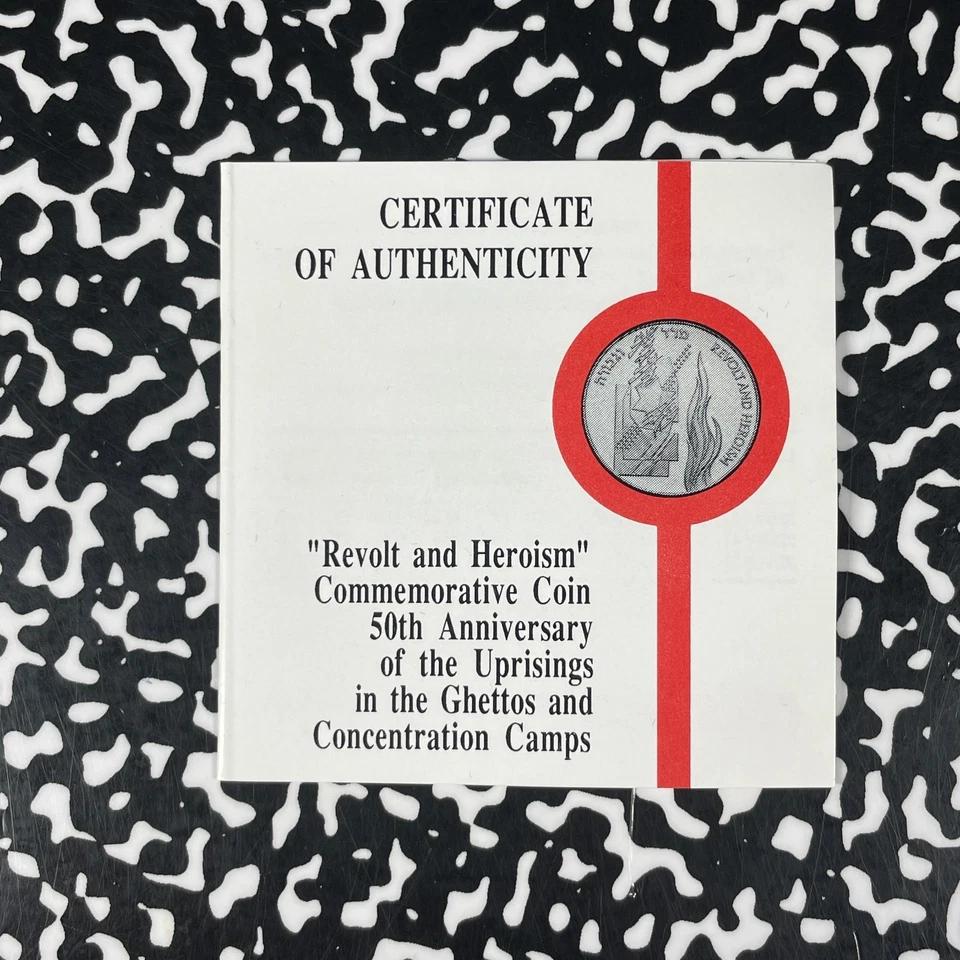 1993 Israel 2x Coin Proof Set Lot#B3043 Silver! With Case & C.O.A. - Image 3 of 4