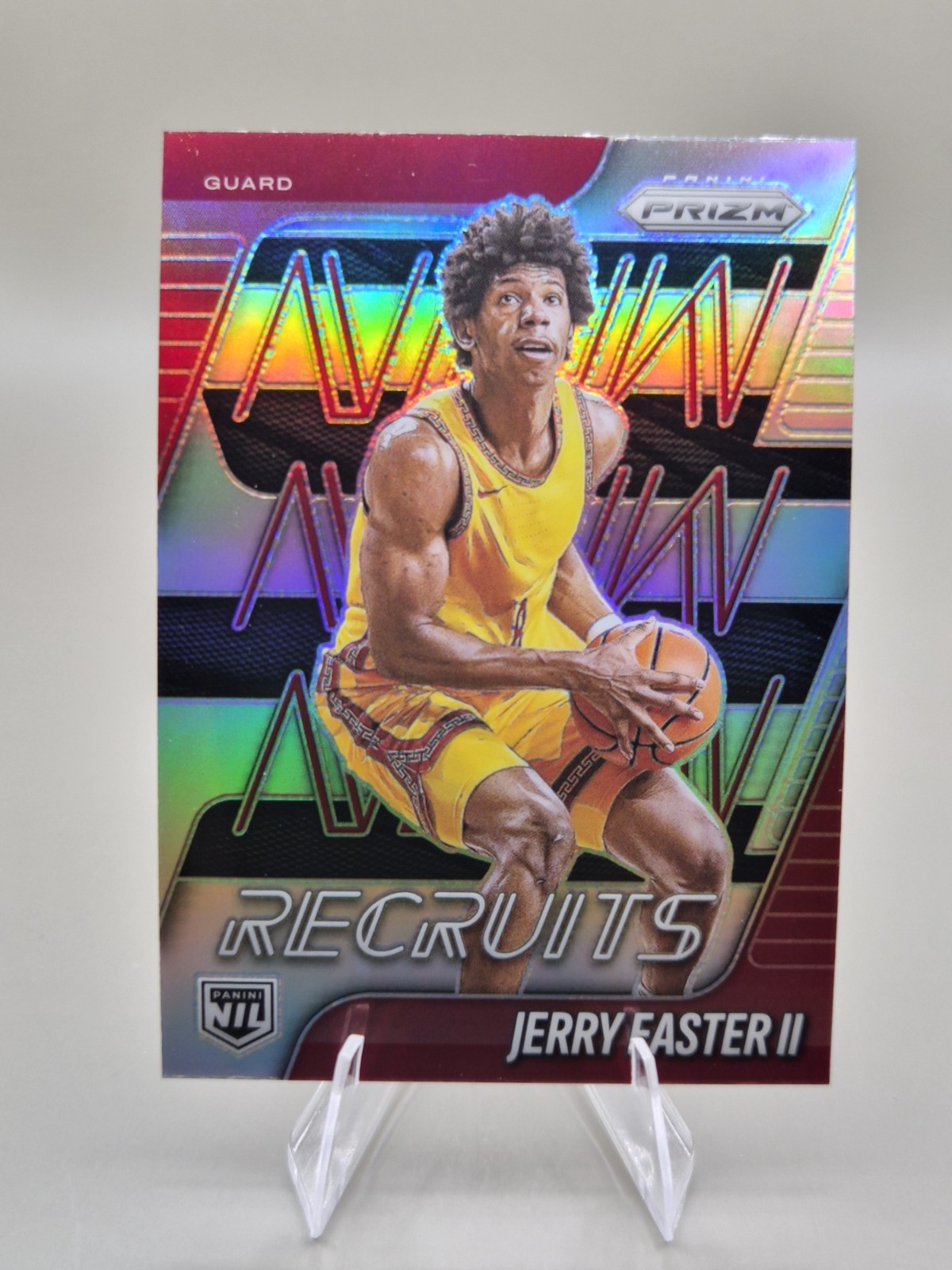 2025-26 Panini Prizm Basketball - New Recruits Jerry Easter II #6 Silver Prizm