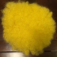 Yellow Funky Afro Wig