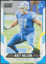 2021 Score #292 Matt Nelson Football EX