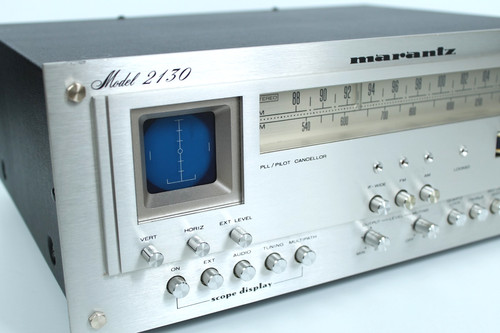 Vintage Marantz 2130 AM/FM Stereo Tuner Oscilloscope Quartz Lock Tested Working