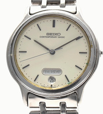 [Exc+5] SEIKO 5H23-6B90 Contemporary Basic Day Date Quartz Men's Watch Japan