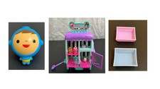 Disney Munchlings Ice Cream Cart Color Change Figure Playset Tested WORKS
