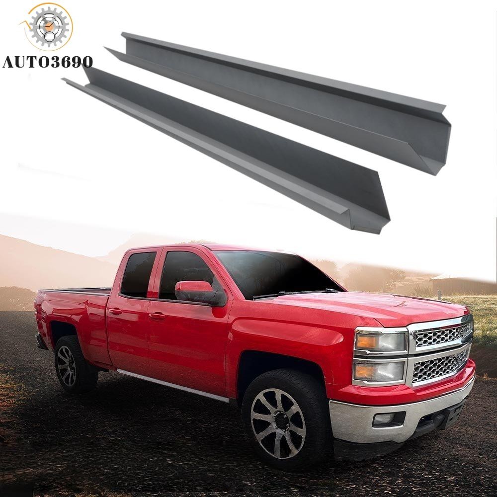 Outer Rocker Panel Fit For 2014-2016 Chevy Silverado GMC Sierra 4 Door Crew Cab