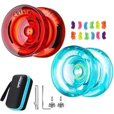 K2 Crystal Responsive Yoyo for Kids, Plastic Professional With Unresponsive B...