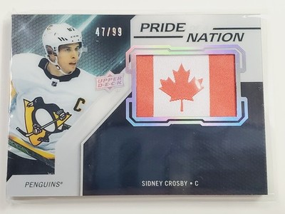 Sidney Crosby - 2019-20 UD Black Pride of A Nation 47/99 Canada #PN-SC Penguins