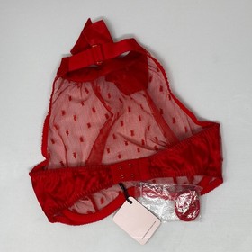 Agent Provocateur Madelina Red Polka Dot Fashion Bra AP3 Medium NWT