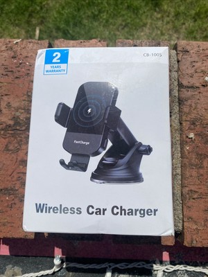 CHGeek Wireless Car Charger, 15W Fast Charging Auto Clamping Car Charger
