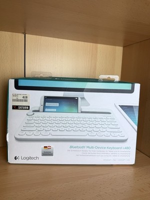 Logitech K480 920-006351 QWERTZ Kabellose Bluetooth-Tastatur - Weiß