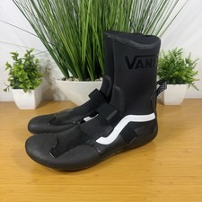 Botas de Surf Vans Hi NBY 3mm Negras Neopreno Minimalistas Botas de Surf para Hombres Talla 8