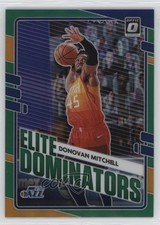 2020 Panini Donruss Optic Elite Dominators Green Prizm 5/5 Donovan Mitchell 0y42