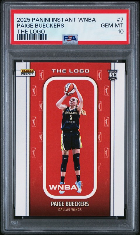 PSA 10 Paige Bueckers 2025 Panini Instant #7 Only 1447 Made Rookie Card The Logo