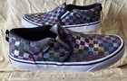 Vans Girl Shoes Classic Slip On Checkerboard Multi Color IRIDESCENT Free Ship — photo 2
