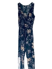 Image of Wallis Women's Floral Belted Jumpsuit Size 16