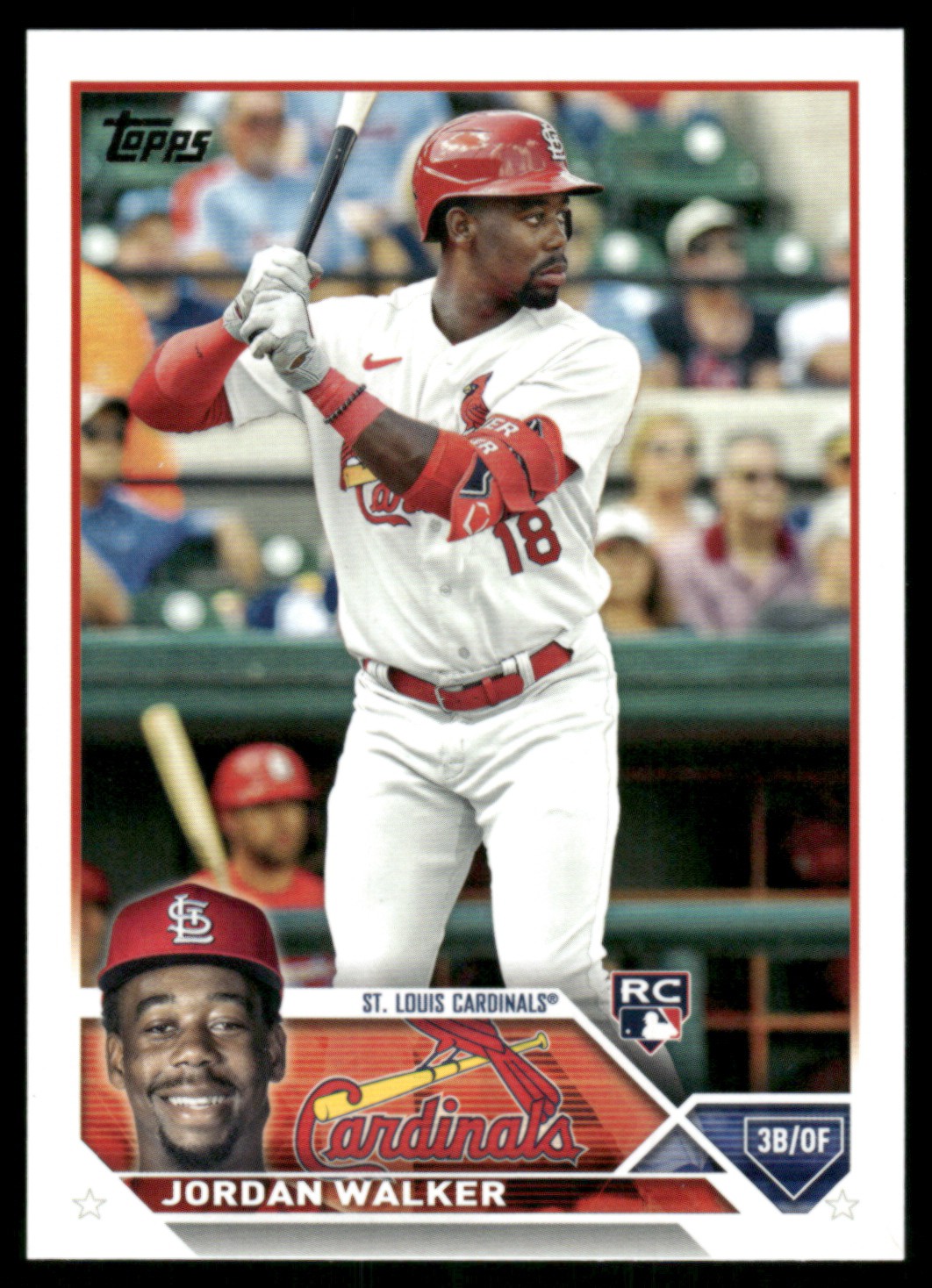 2023 Topps #344 Jordan Walker RC