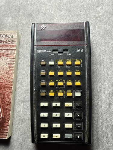 Vintage National Semiconductor Company wissenschaftlicher Taschenrechner 4615 ungetestet Reparatur - Bild 2 von 4