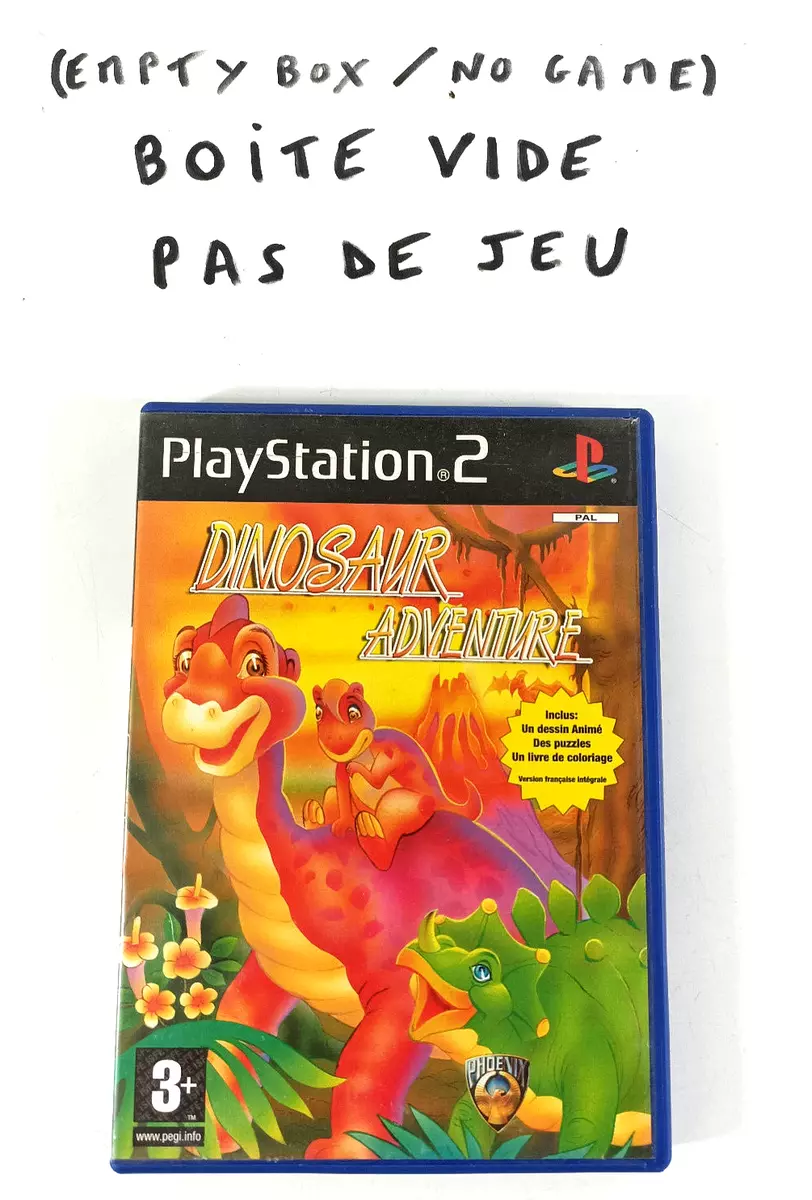 PLAYSTATION 2 PS2 French Version Dinosaur Adventure Not Of Game