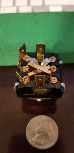 Carling Rocker Switch for Spinalator IST On-Off-On, Rated 15A/125VAC Blade Term - Picture 9 of 11