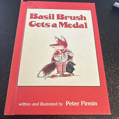 Vintage Basil Brush Gets A Medal Hardcover Book Peter Firmin 1978 Weekly Reader