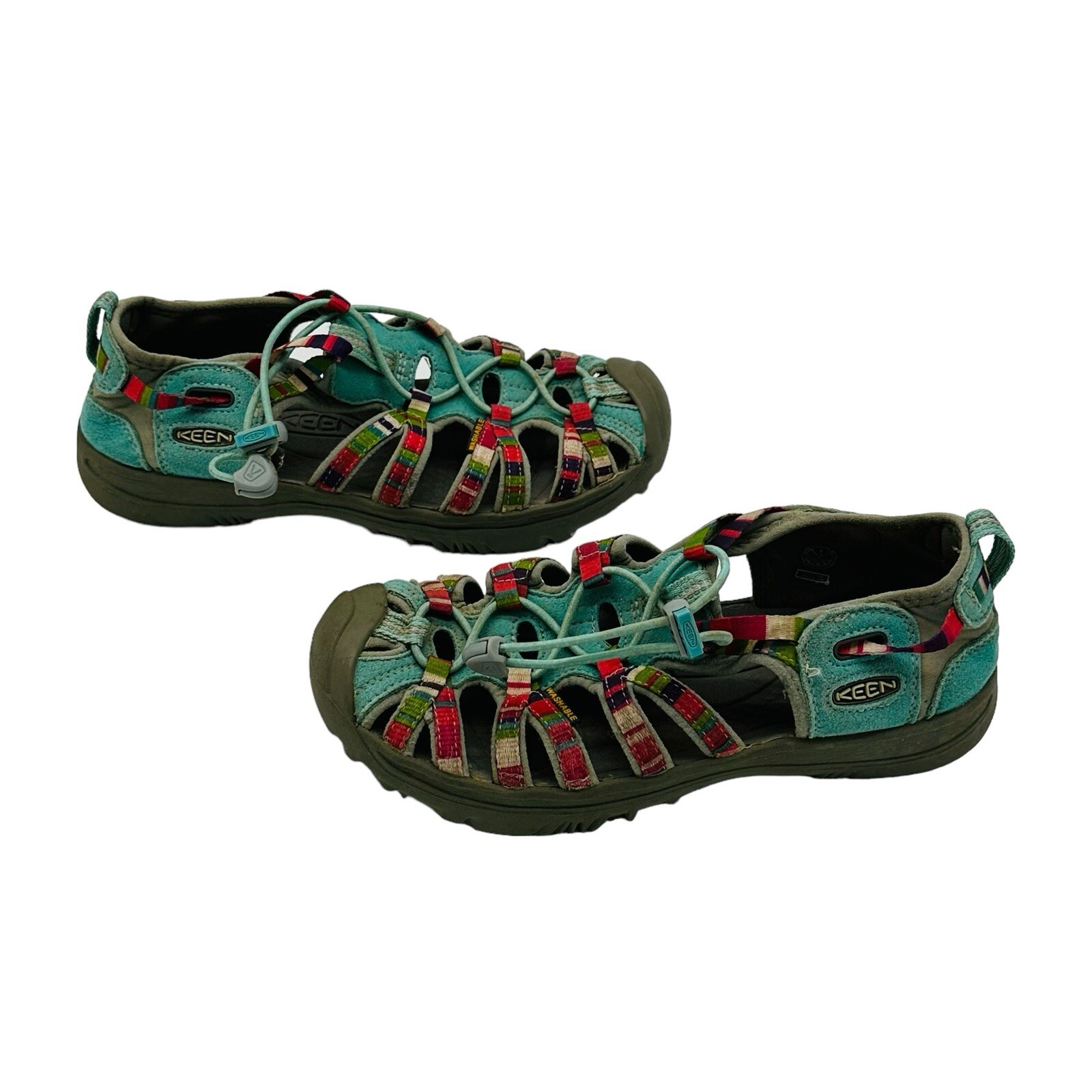 Sandali sportivi KEEN Whisper Raya Fusion scarpe da trekking acqua ragazza taglia 5 multicolore