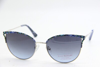 Isaac Mizrahi Blue & Silver Sunglasses Isaac Mizrahi Designer Sunglasses 58mm X-Large IM49-42  main image 3