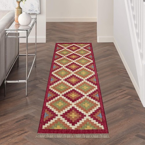 Suspension murale en kilim tissée à la main