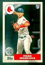 2017 Topps ‘87 Platinum 1/1 Yoan Moncada Rookie Card #87-12 Red Sox White Sox