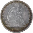 1863-S Liberty Seated Silver Half Dollar VF Uncertified #1017
