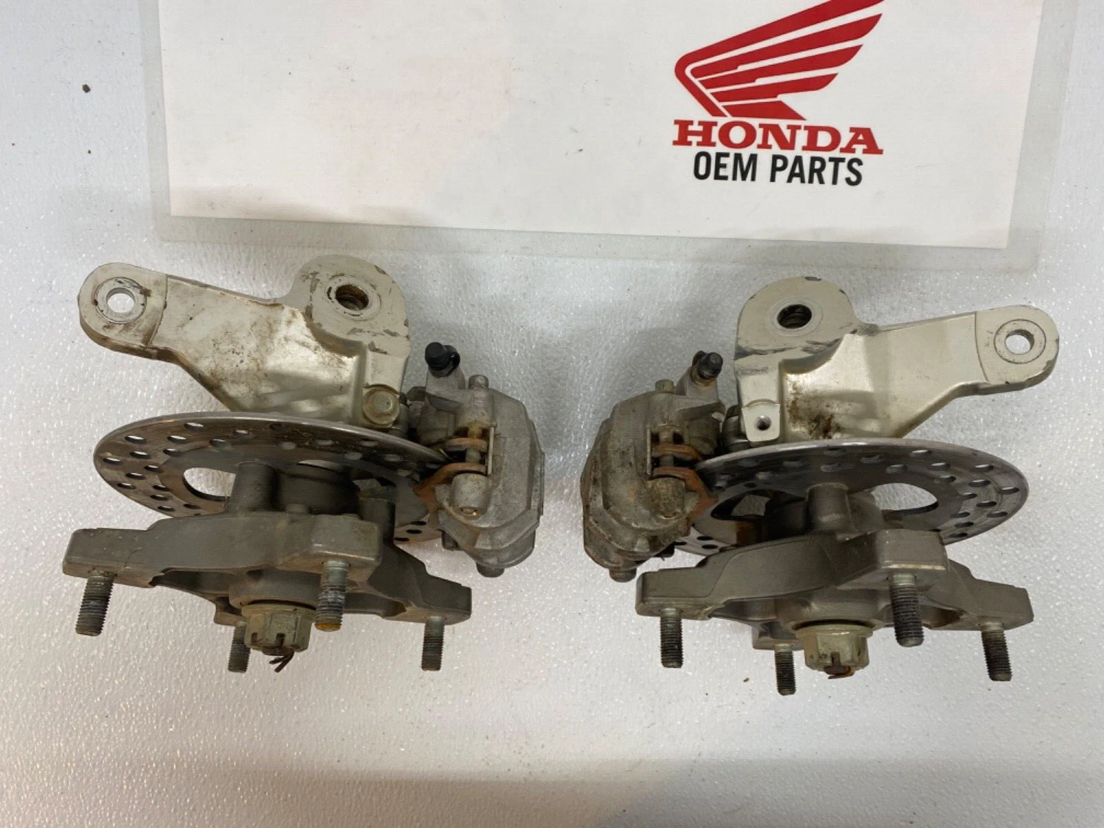 HONDA TRX450R TRX 450R FRONT END WHEEL HUBS SPINDLES CALIPERS UPDATE 400EX 250R