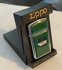 VINTAGE ZIPPO LIGHTER ADVERTISING PENNSYLVANIA LOTTERY ULTRALIGHT(see Desc)