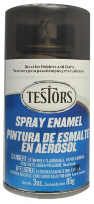 Testors Transparent Black (Window Tint) Enamel Spray Paint - 3oz 88.7mL 1634T