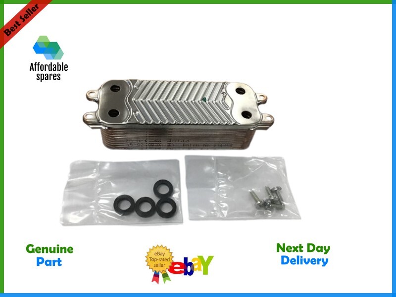 Vaillant Ecotec PLUS 824 831 837 Plate Heat Exchanger Part 178973  Genuine*