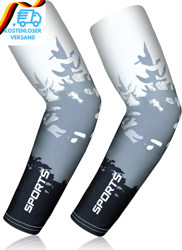 Flintronic Arm Sleeves,Unisex Wärmer Uv-Schutz Ärmel UPF 50, Rutschfest Kühlung - Bild 9 von 12