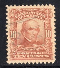 1903 US SC 307 10c Daniel Webster - Used, XF Gem BEAUTY