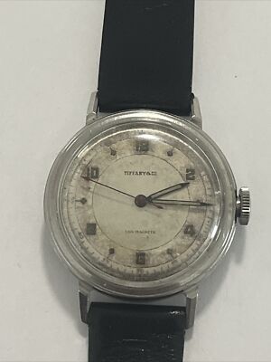 1930s-1950s Movado for Tiffany Art Deco Watch RARE —(5)